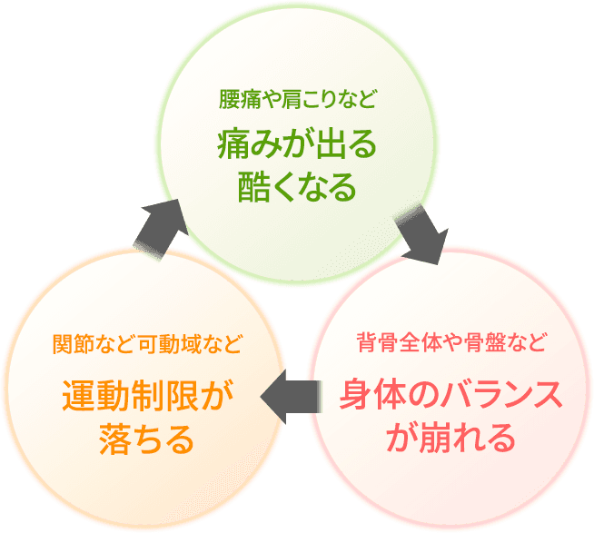 身体全体のバランス